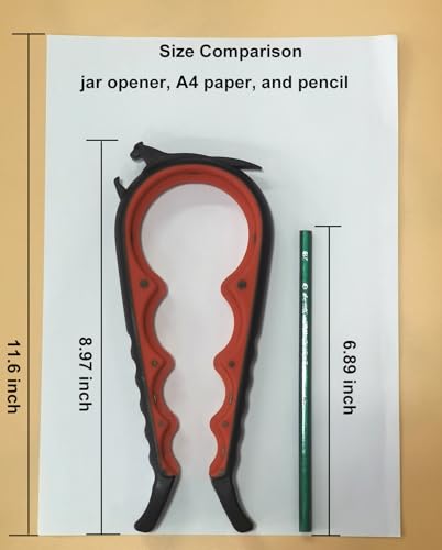Jar Opener & Bottle Opener for Weak Hands