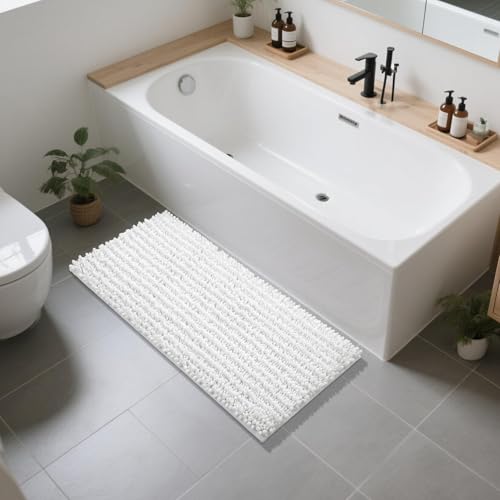 Long Bathroom Rugs Non Slip Washable 44x24 Inch (7.35 Sq Ft)