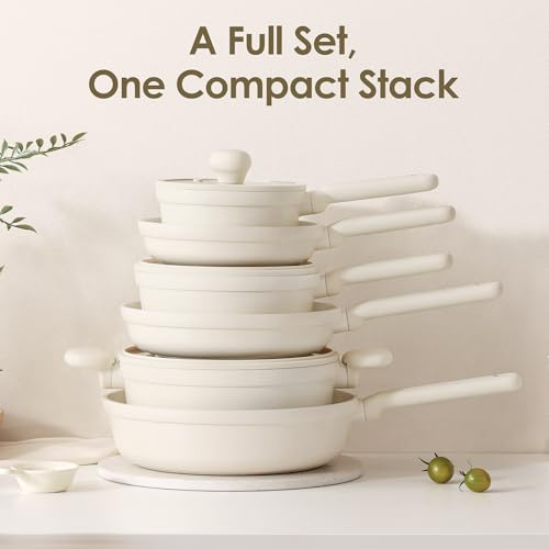 Ceramic Nonstick Pots and Pans Set