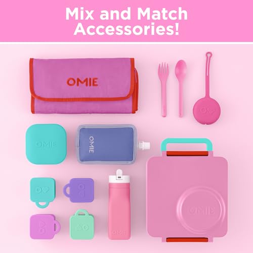 OmieBox Kids Insulated Leakproof Bento Lunch Box with Food Jar
