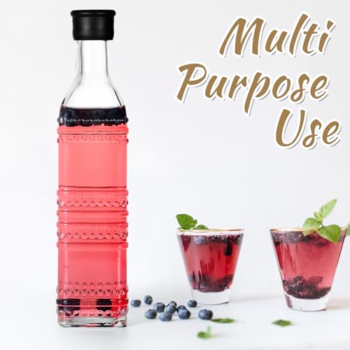 3 Pack Glass Oil Dispensers 500ML (3 Count)