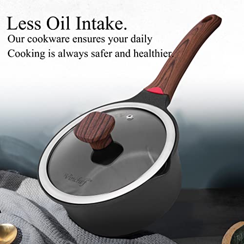 2QT Nonstick Sauce Pan with Lid