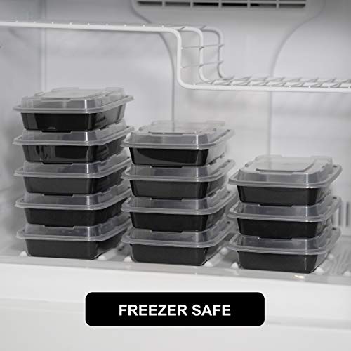 Meal Prep Containers 1 Compartment Food Storage Containers with Lids (150 Count)
