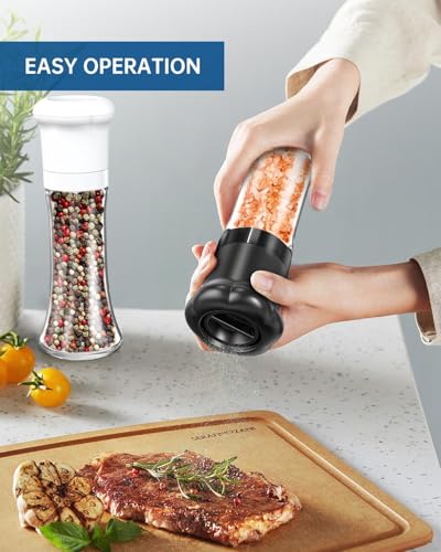 Premium Manual Salt and Pepper Grinder Set