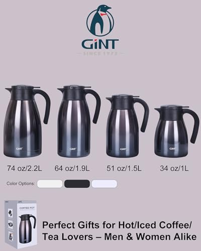 2.2L 74Oz Thermal Coffee Carafe