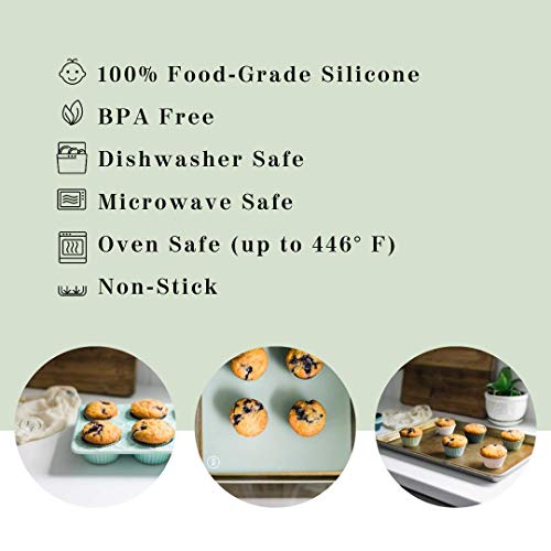 Reusable JUMBO Silicone Baking Cup (12 Count)