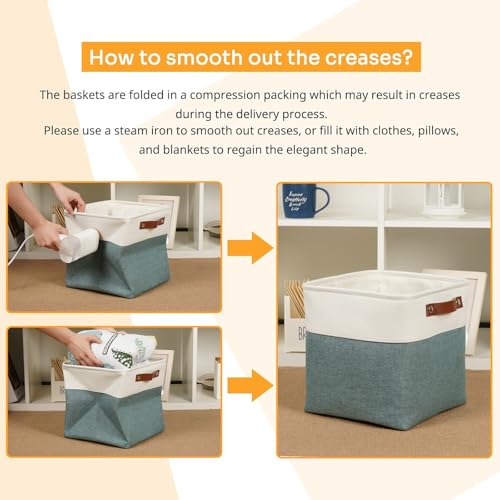 11x11 Cube Storage Bins for Organizer (4 Count)