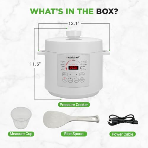 Electric Pressure Cooker 6 Quart Capacity