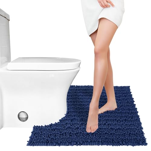 Toilet Rug U Shaped Washable 24x20 Inch