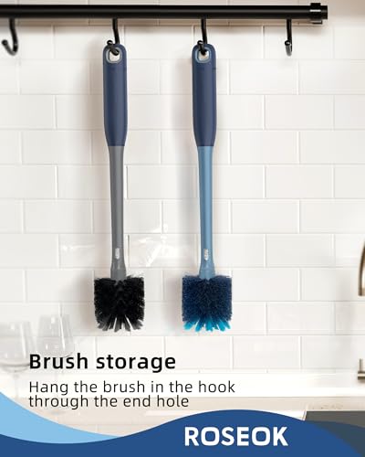 2 in 1 Bottle Brush with Straw Cleaner Brush (2 Count)