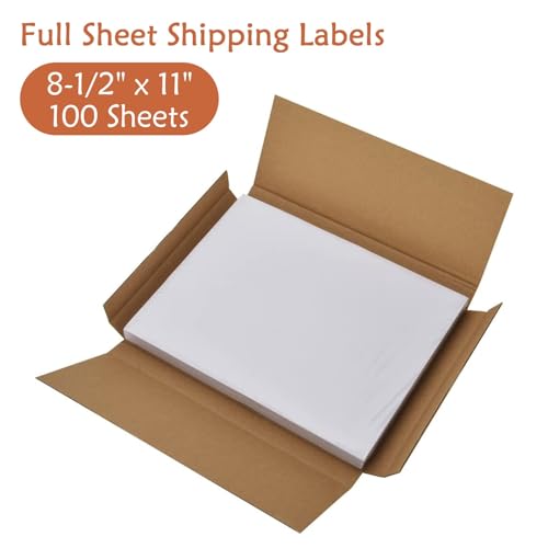 100 Sheets Sticker Labels 8 (100 Count)