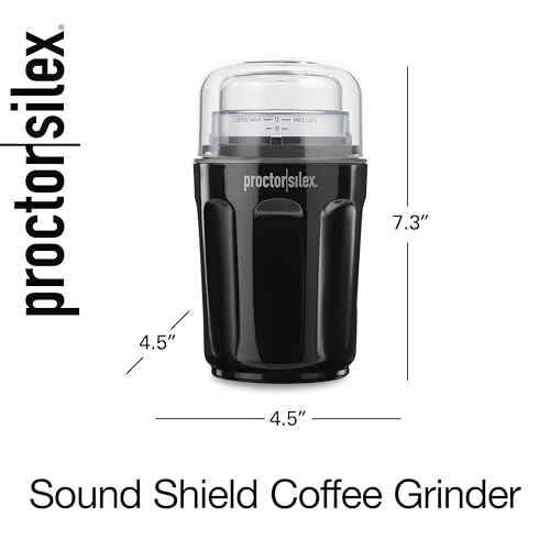 Sound Shield Electric Coffee Grinder for Quiet Grinding