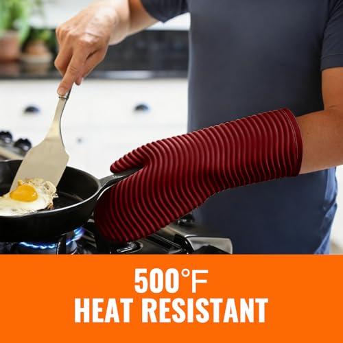 Silicone Oven Mitts (2 Count)