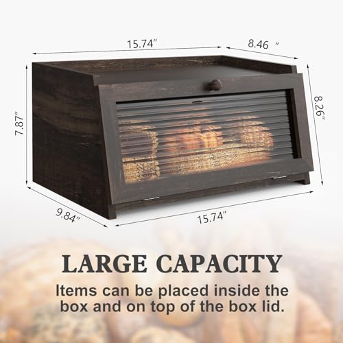 Bread Box for Kitchen Countertop