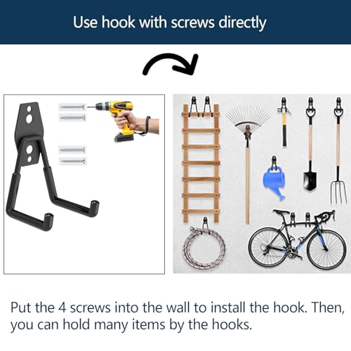 Heavy Duty Magnetic Hooks with 2.60" D Round Base (2 Count)