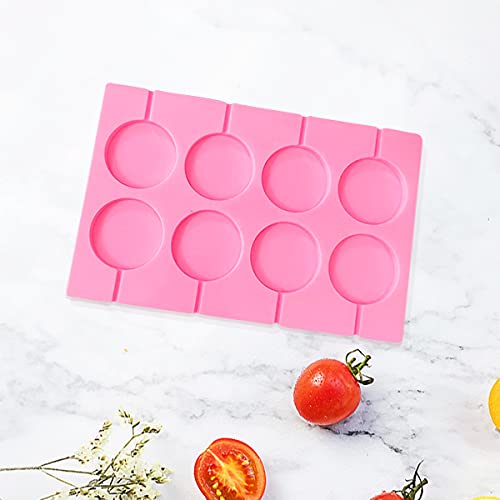 8 Capacity Large Silicone Lollipop Molds
