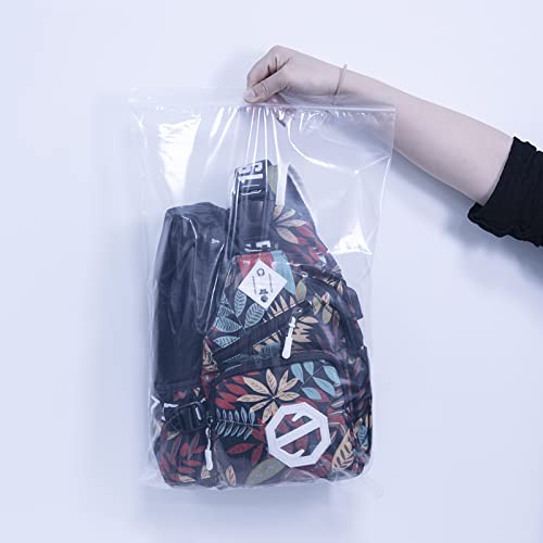 500 Count 13" x 15" Clear Reclosable Zip Plastic Poly Bags