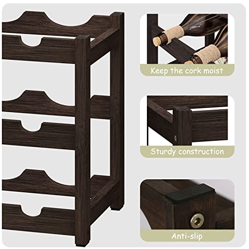 Bamboo Wine Rack Storage