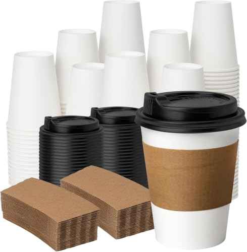 12 oz 1Pack with Lid & Sleeve