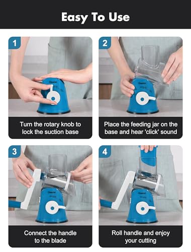 Rotary Cheese Grater Hand Crank