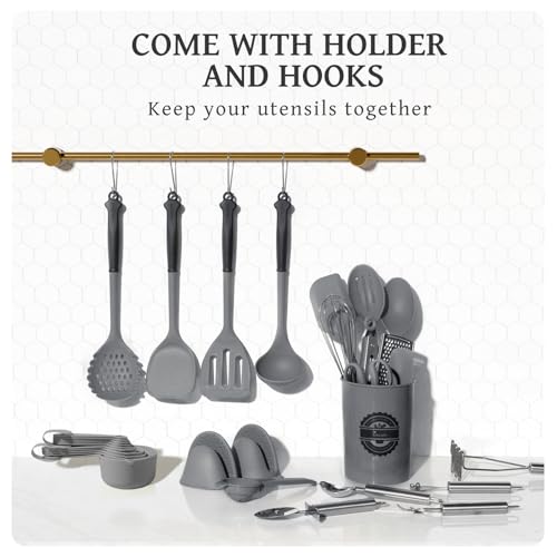 43 PCS Silicone Kitchen Utensils Set (43 Count)