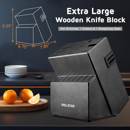 18 Slot Kitchen Knives Block (18 Count)