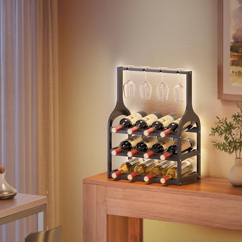 Bamboo Wine Rack Countertop