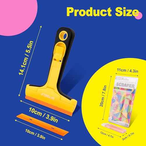 Glass Scraper Tool with 5 Pcs 4