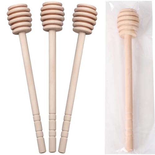 22 PCS Wooden Honey Sticks Dipper 6 Inch