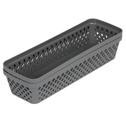 Plastic Storage Basket Set (6 Count)