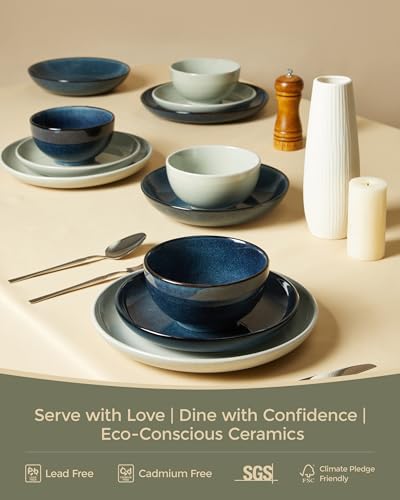 Stoneware Dinnerware Sets for 6