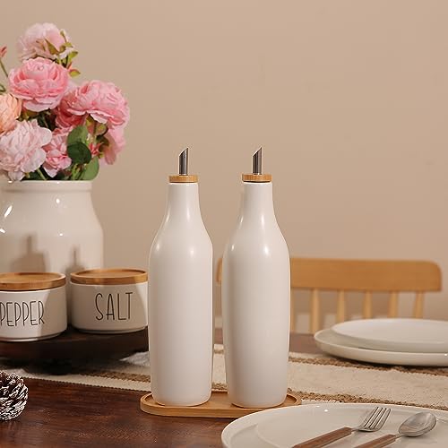 Ceramic Olive Oil Dispenser for Kitchen