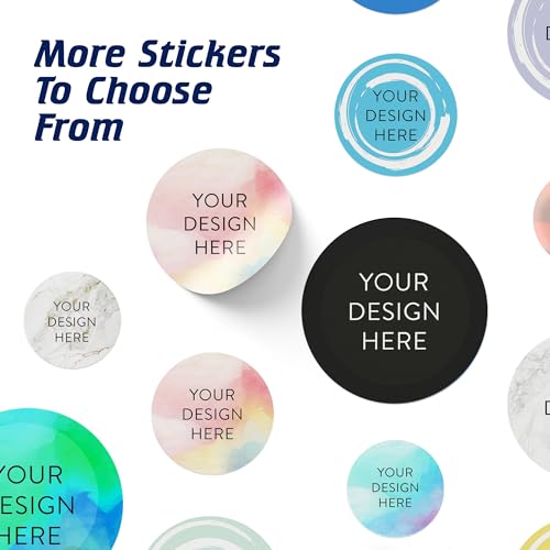 Custom Vinyl Stickers Your Image (100 Count)