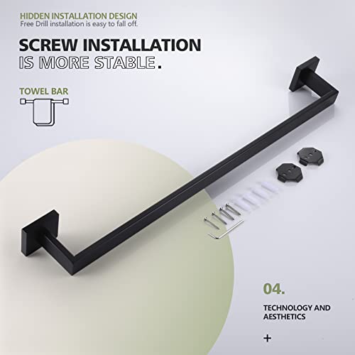 24 Inch Single Towel Bar