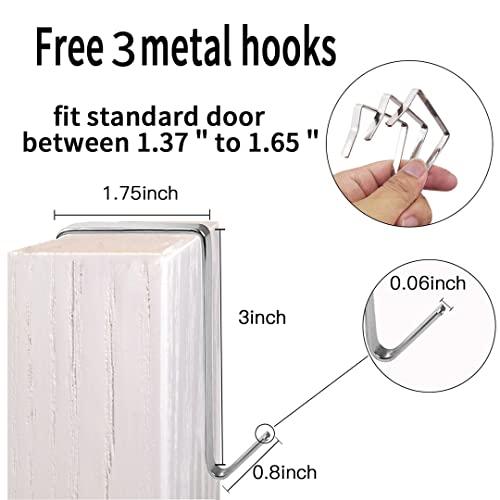 2 Pack Extra Large Hanging Crystal Clear Over Door Shoe Organizers (2 Count)
