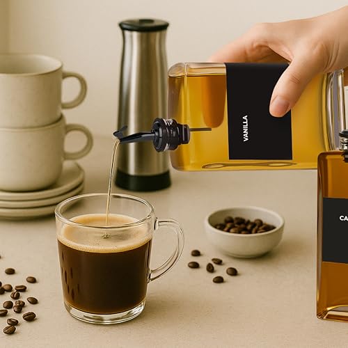 Glass Oil Dispenser for Kitchen (2 Count)