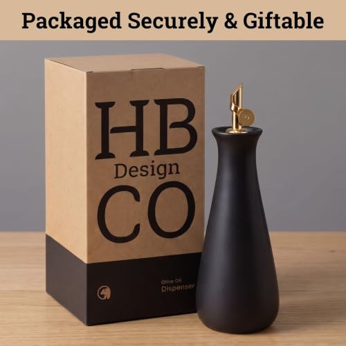 Ceramic Olive Oil Dispenser with Self