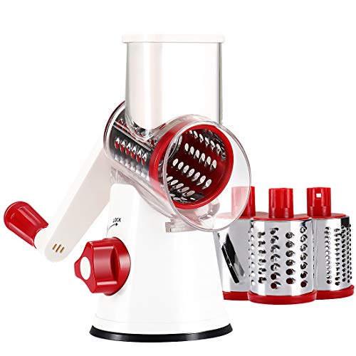 Rotary Cheese Grater Hand Crank Cheese Shredder for Fresh Cheese