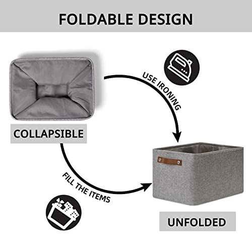 Storage Baskets for Shelves (4 Count)