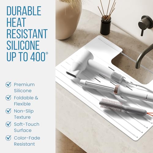 Bathroom Sink Cover & Silicone Makeup Mat