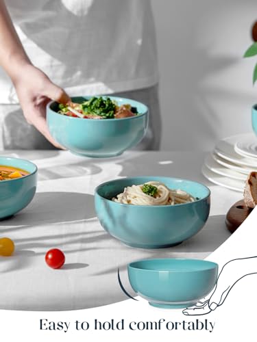 22 OZ Ceramic Soup Bowls & Cereal Bowls (4 Count)