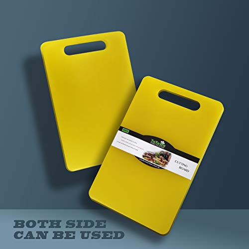 Plastic Utility Cutting Board with Handles