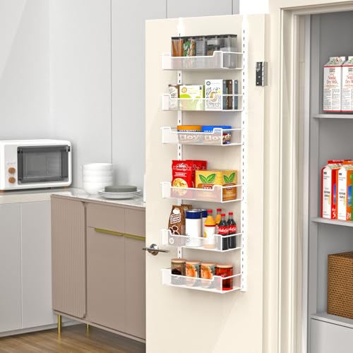 12.3" W Narrow Over the Door Pantry Organizer