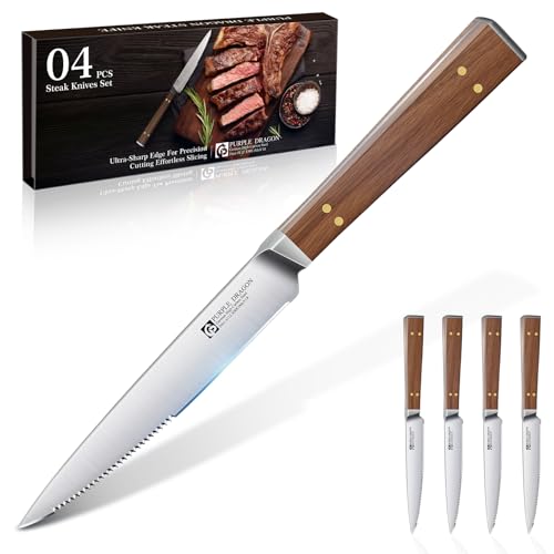 Serrated Steak Knives Set of 4 inch (4 Count)