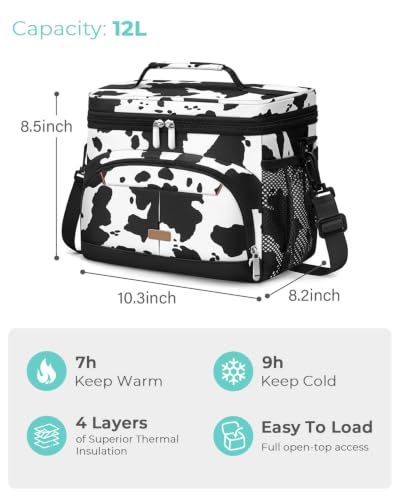 Lunch Box for Men Women Insulated Lunch Tote Cooler Bag Lunchbox