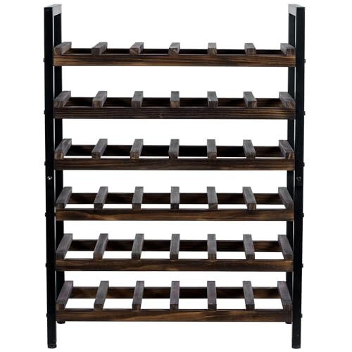 Wine Rack Freestanding Floor Stand (6 Count)