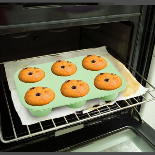 6 Cups Silicone Mini Muffin Pan Set