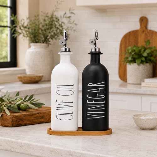 16oz Olive Oil Dispenser Bottles for Kitchen