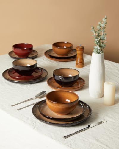 Stoneware Dinnerware Sets for 4