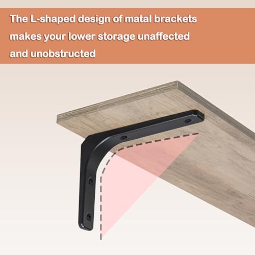 Long Wall Shelves (2 Count)